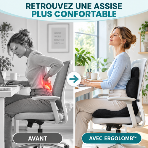 ErgoLomb™ - Coussin ergonomique lombaire