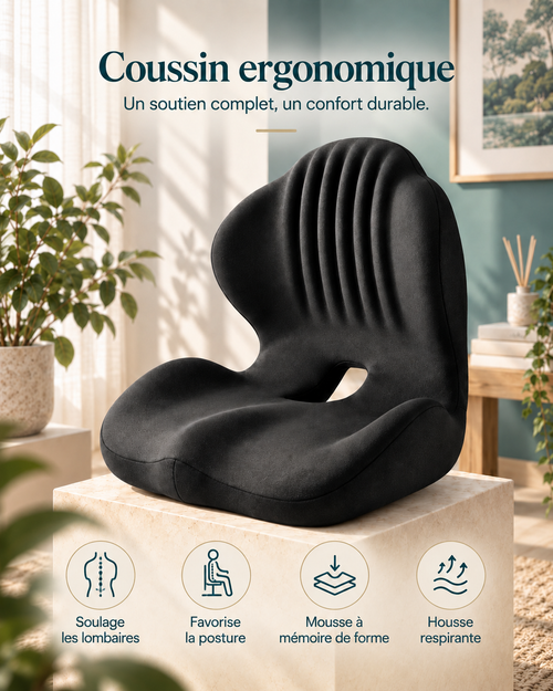 ErgoLomb™ - Coussin ergonomique lombaire